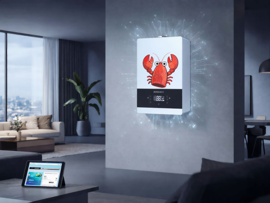 抢先布局AI智能体赛道  昊森“龙虾”即将出笼 ——第五代AIOT冷凝壁挂炉开启智慧供暖新纪元